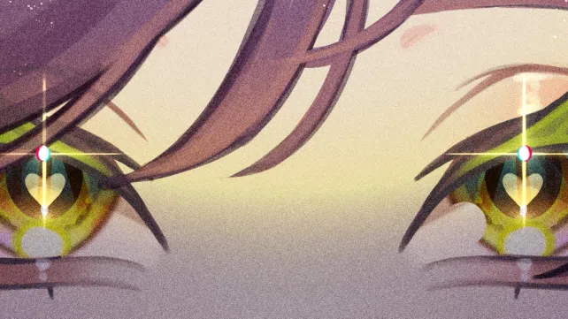 VTuber eye banner from Lynniia's VGen portfolio
